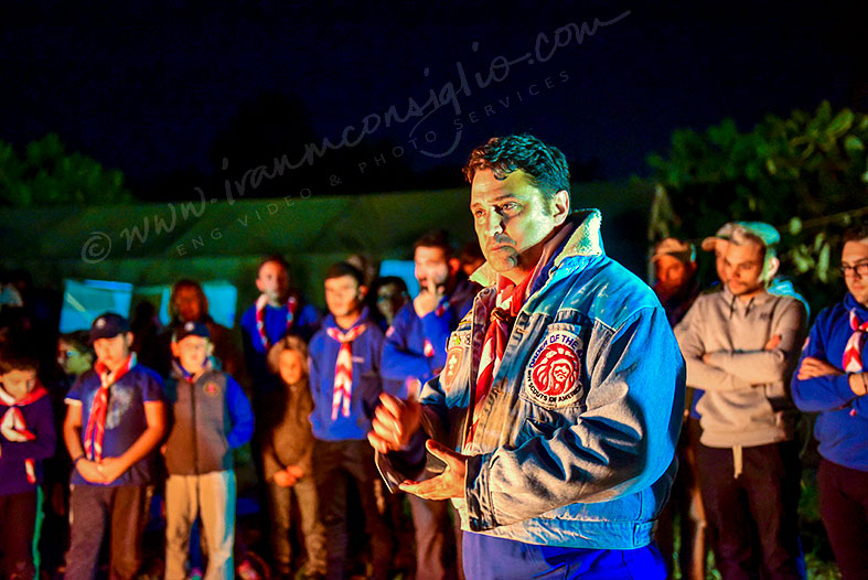 St. Aloysius' College Scout Group's GSL Edward Cassola, at the annual Easter Camp of 2019.